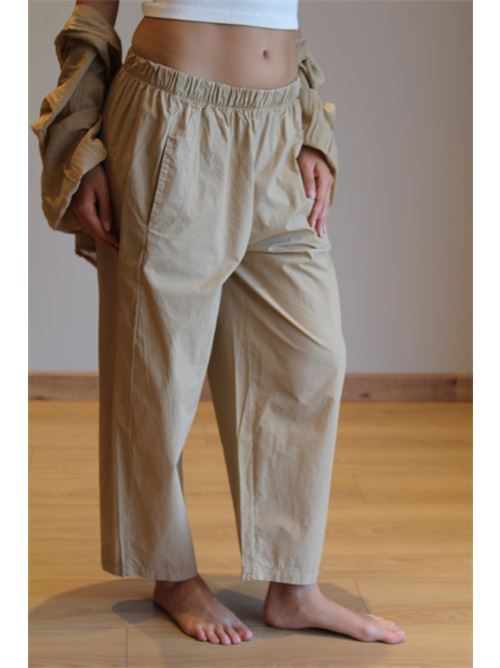 Pantalone ovetto in cotone DIECI MINUTI | TP40221